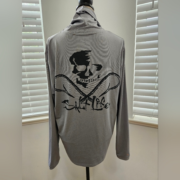 Salt life mens SLX performance shirt with gator - Picture 2 of 7